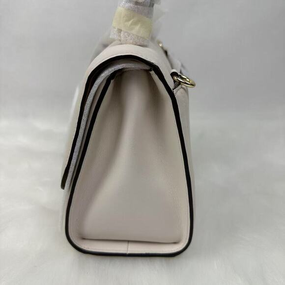 COACH Tilly Top Handle Crossbody Bag With Linear Quilting In Chalk 2562 NWT - Picture 2 of 9